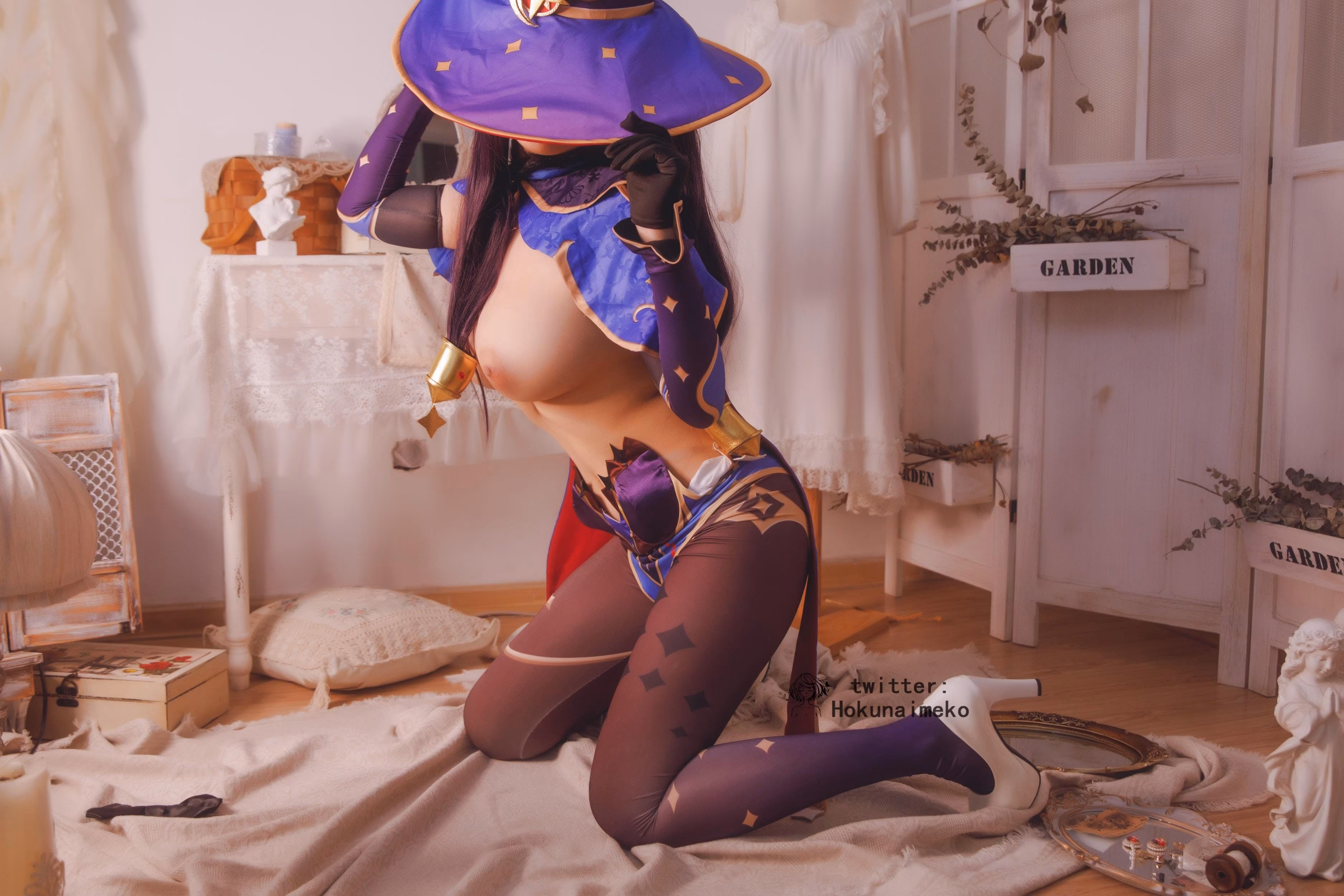 北乃芽子扮演的莫娜侧影特写