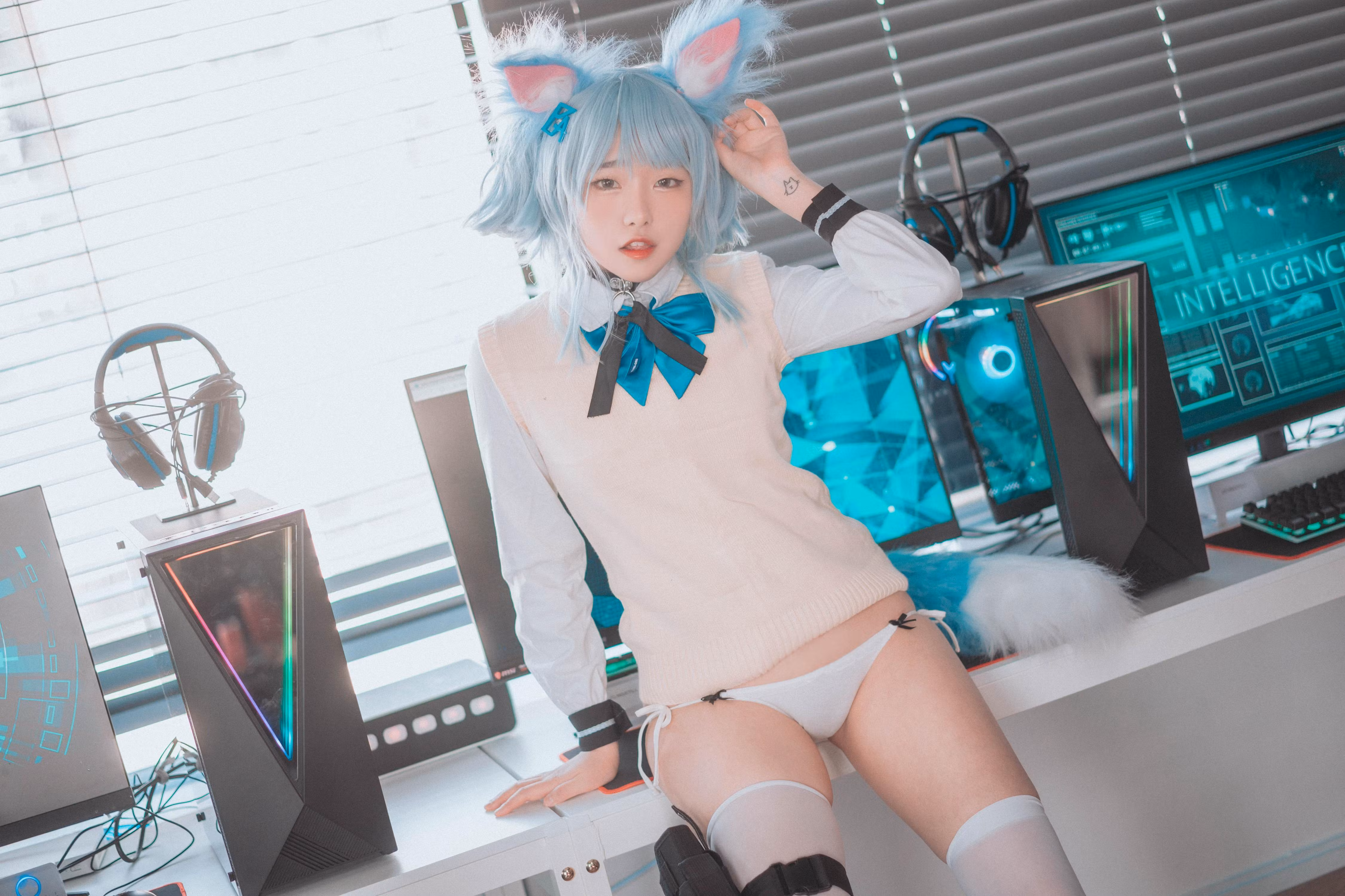 Girls Frontline PA costume cosplay Asian model