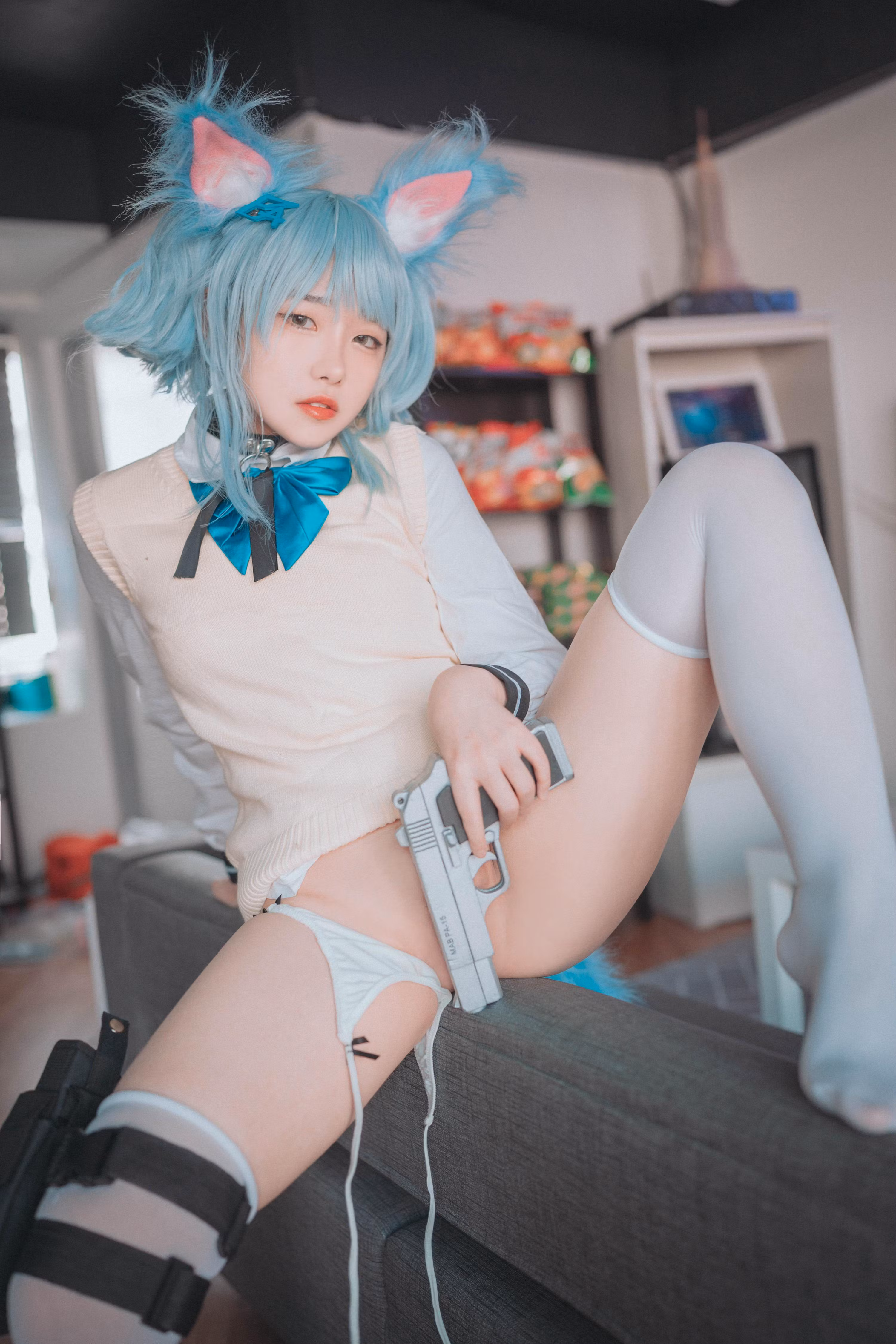 [DJAWA] Sonson：少女前线 PA-15 魅惑呈现,81P 极致小恶魔写真特辑