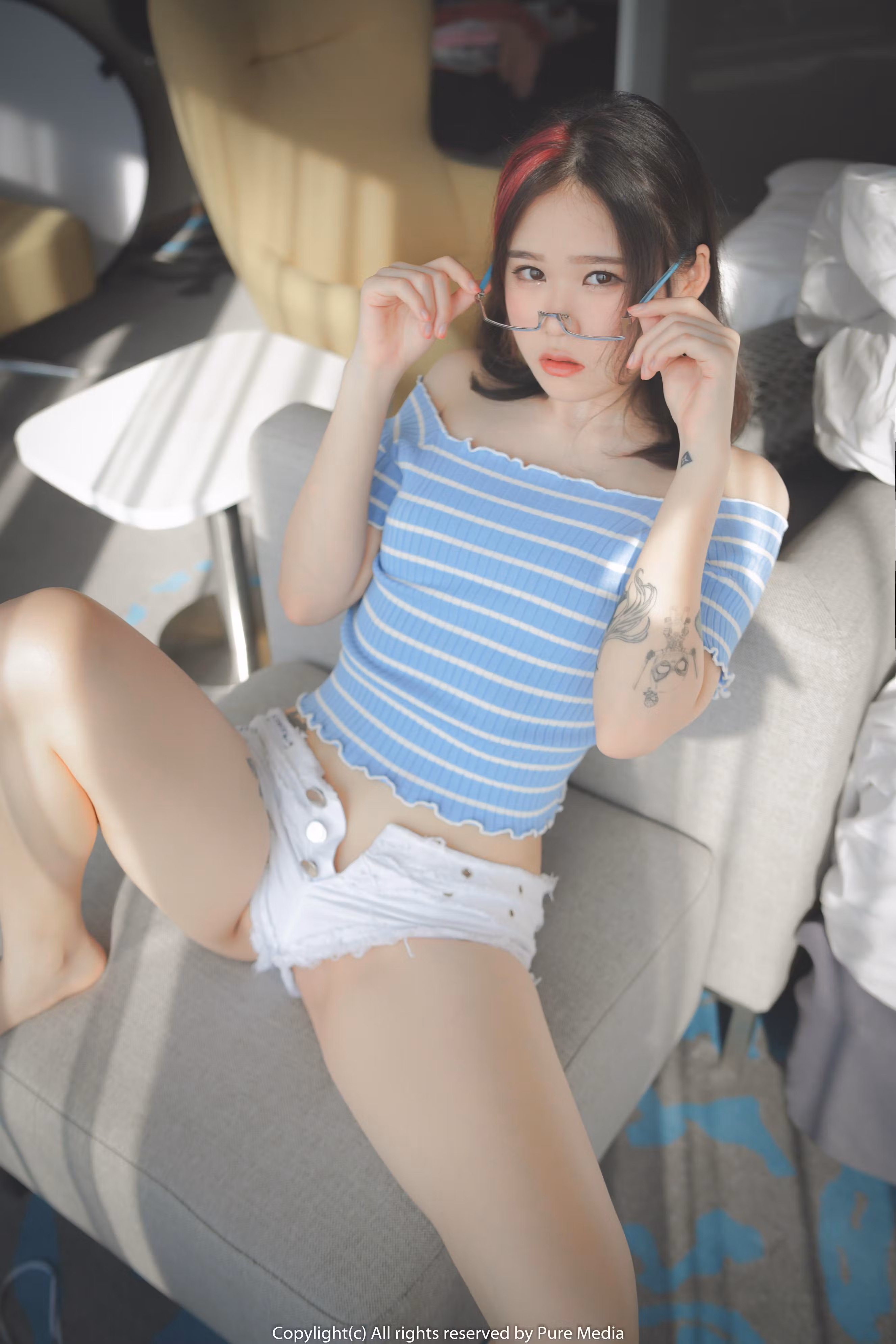 Indoor fashion photography Korean model Sira