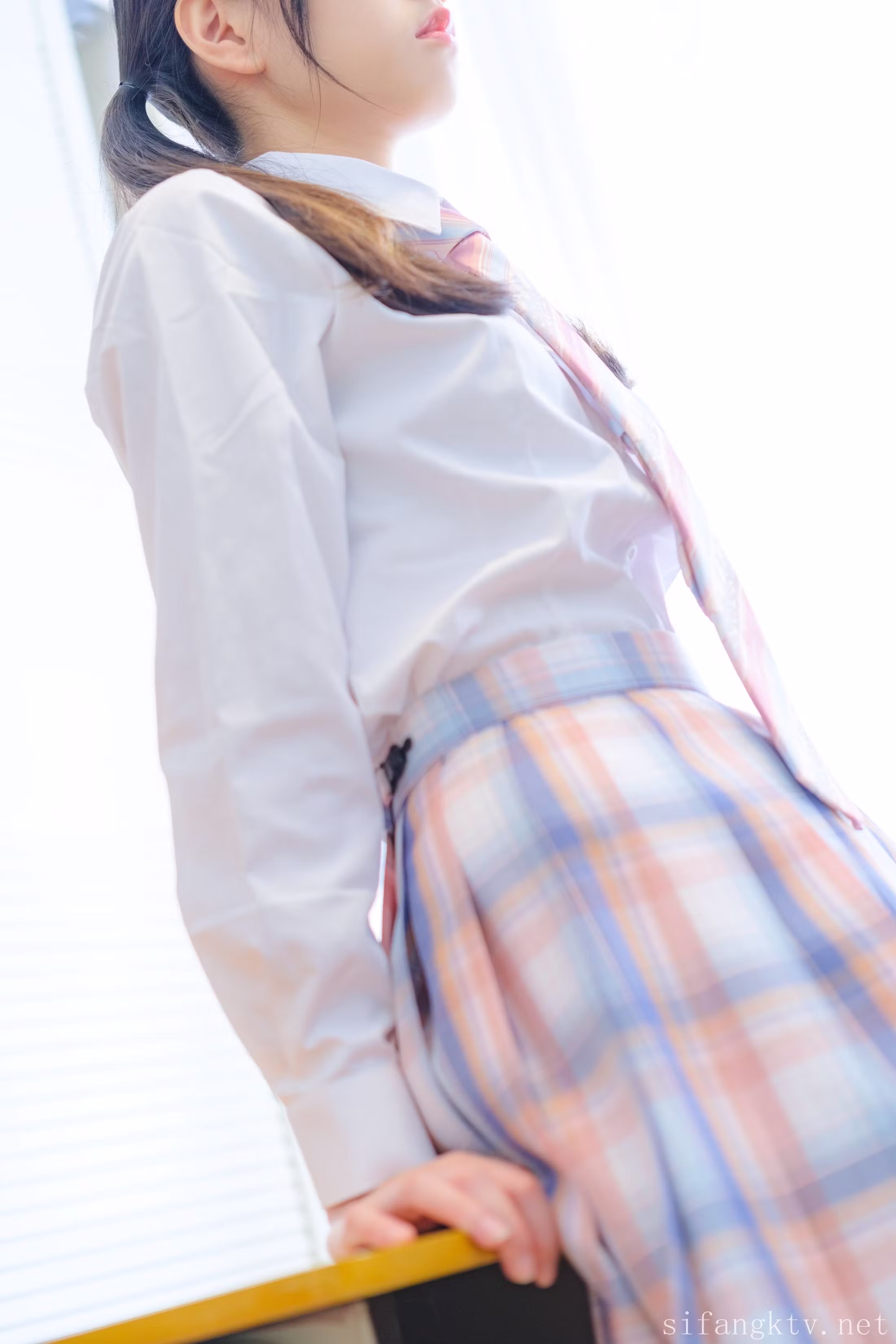 Indoor school theme photography Asian model