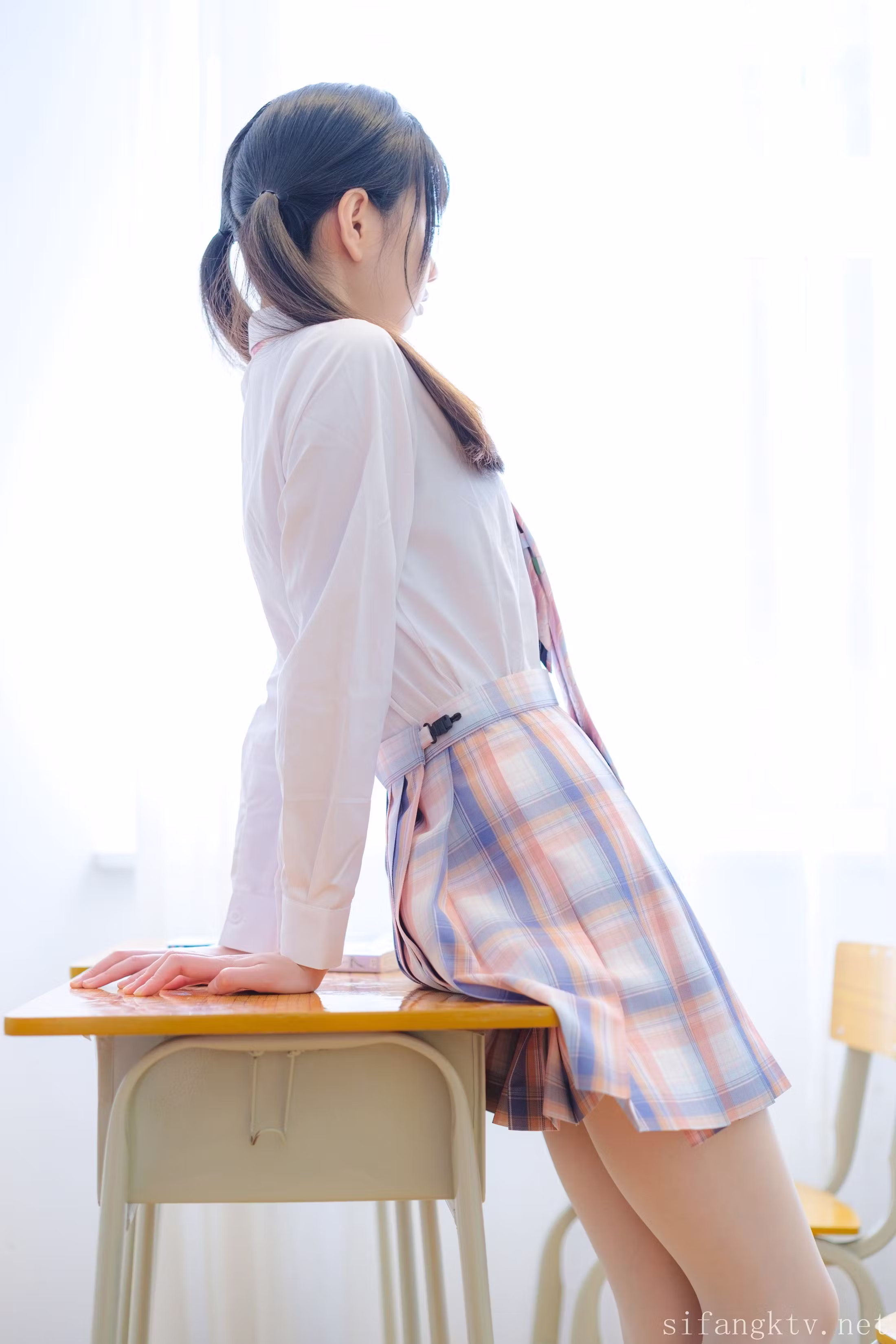 HD gallery SENLUO XiaoQi JK outfit shoot