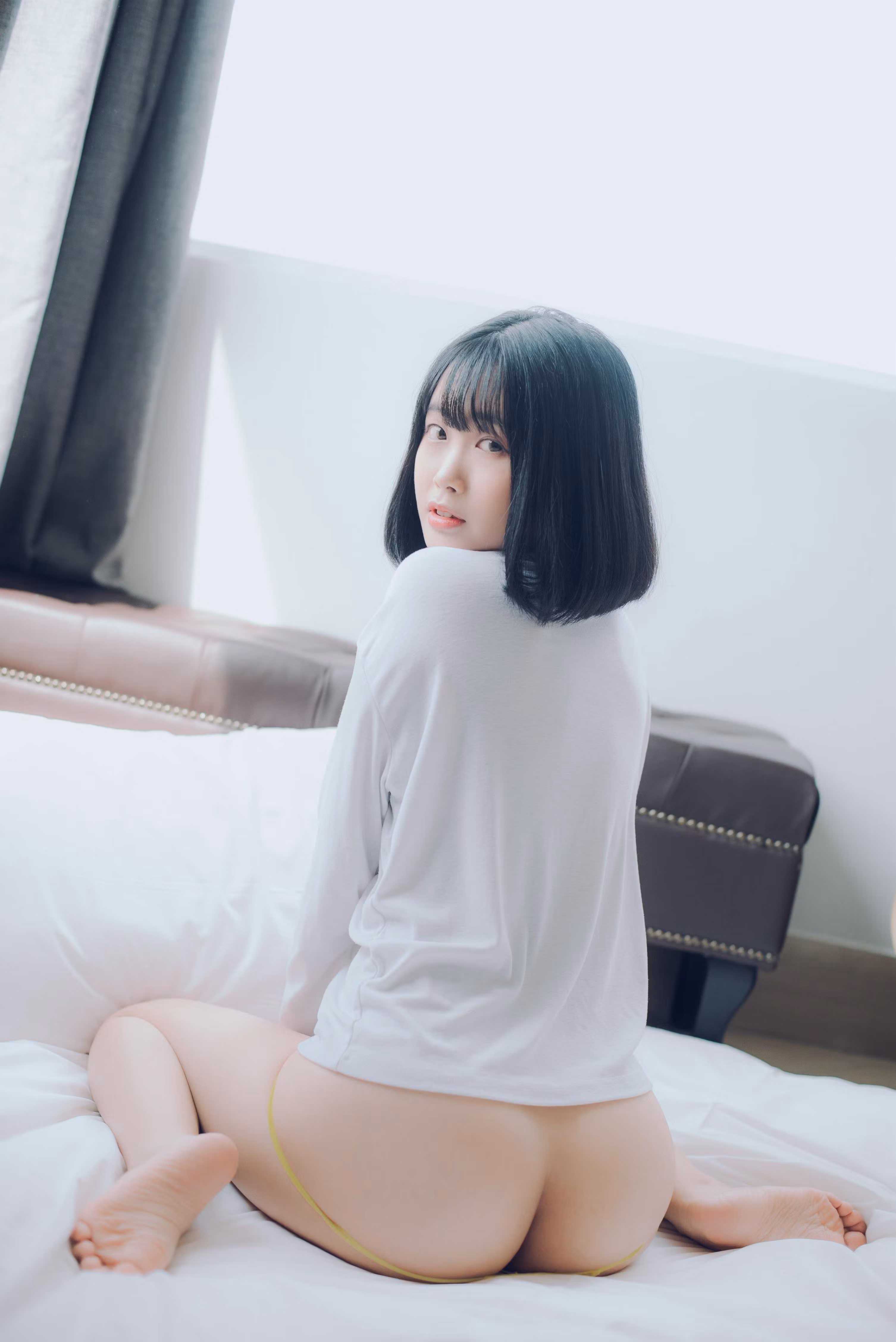 Korean model Leechu soft lighting portrait