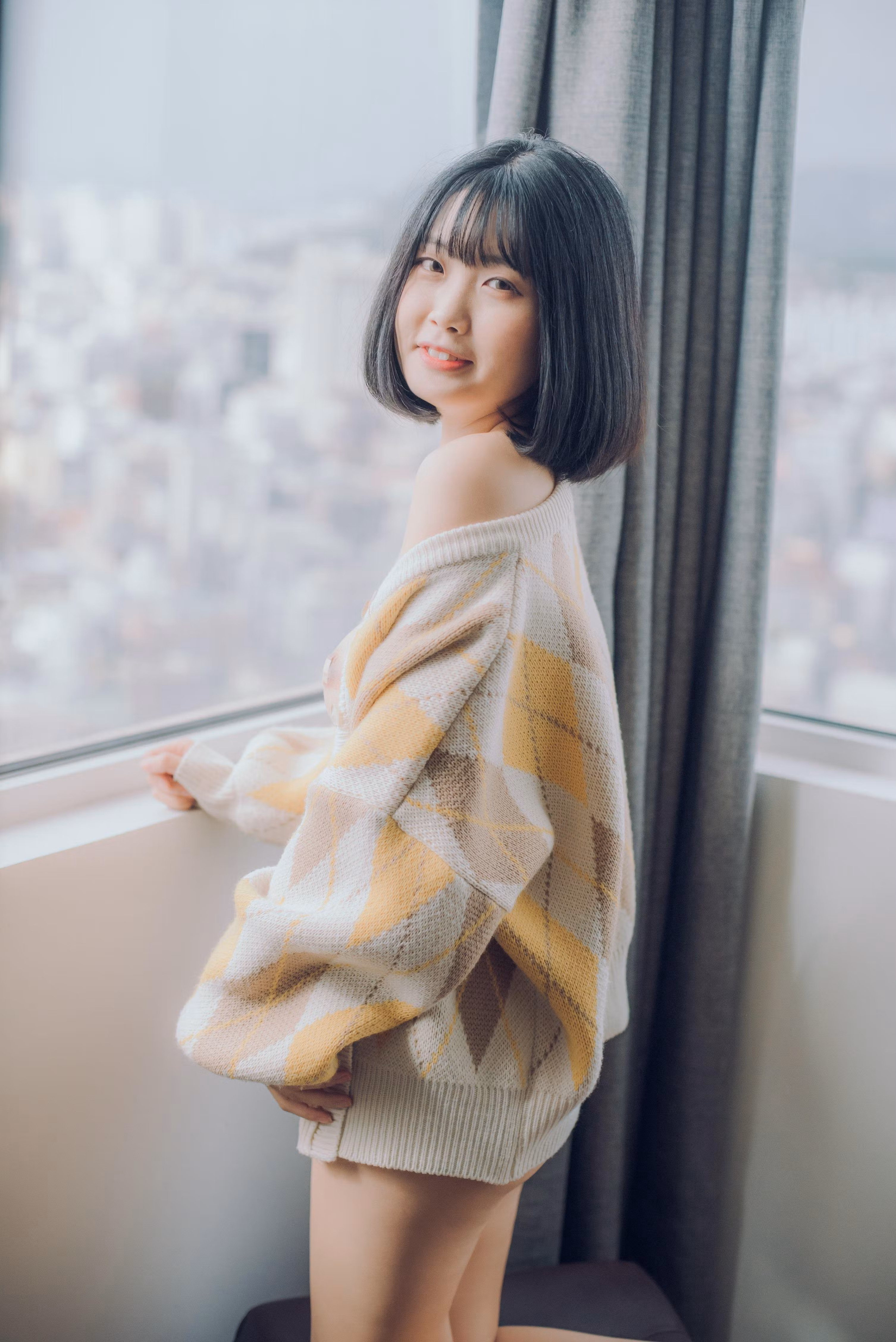 Indoor fashion photography Korean model Leechu